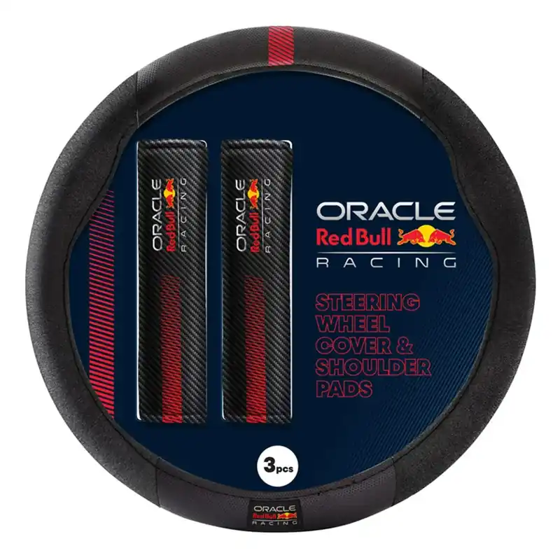 Express Levering Red Bull Racing Stuurwielhoes en Schouderkussens Type 1